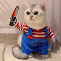 Funny Cat Clothes Halloween Cosplay Costumes For Small Medium Dog