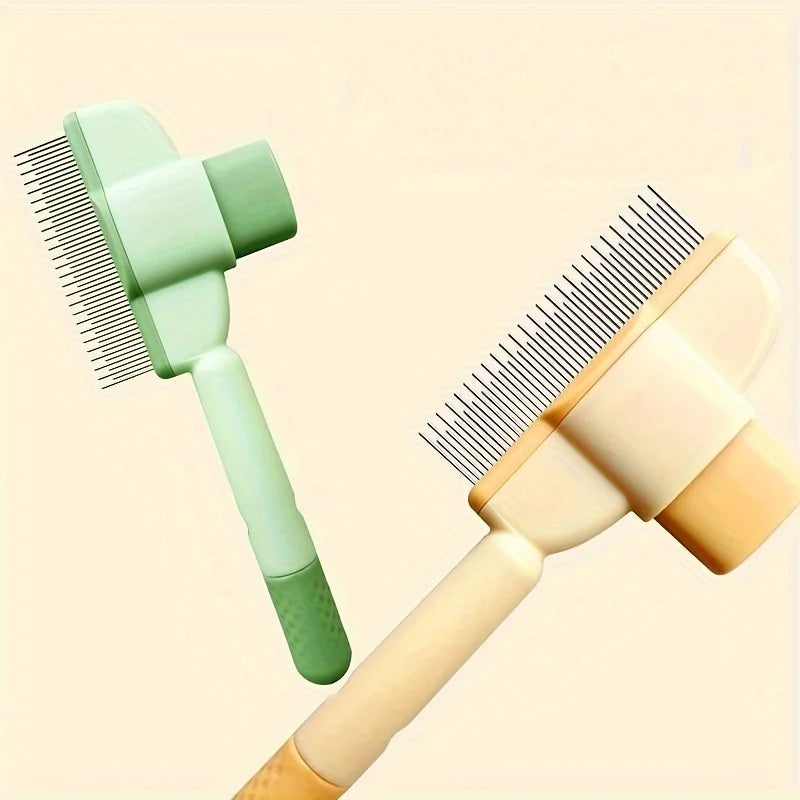 Dog Hair Remover Brush | Pet Grooming Comb for Cats & Dogs Long Hair Cleaning