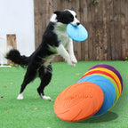 OUZEY Bite Resistant Flying Disc Dog Toy | Outdoor Training & Interactive Fetch Toy for Dogs
