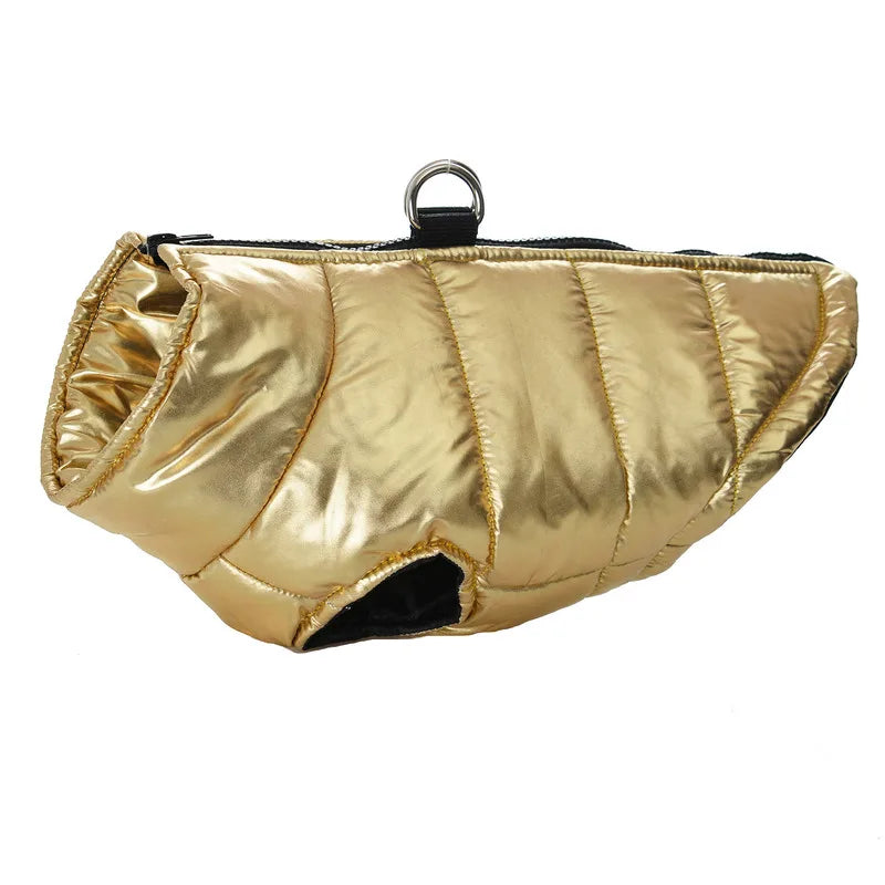 Waterproof Winter Dog Coat - Warm Reflective High-Neck Vest Jacket for Small & Medium Dogs
