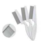Stainless Steel Flea Comb for Dogs & Cats – Fine Tooth Pet Grooming & Hair Removal Comb