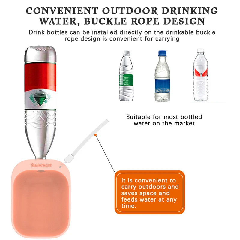 Portable Pet Water Bottle for Dogs & Cats | Travel Drinking Dispenser