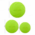 OUZEY Bite Resistant Flying Disc Dog Toy | Outdoor Training & Interactive Fetch Toy for Dogs