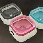 1000ml No-Spill Pet Water Bowl - Anti-Splash Drinker for Dogs & Cats