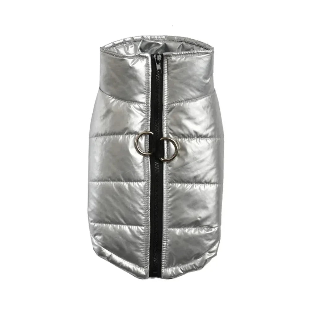 Waterproof Winter Dog Coat - Warm Reflective High-Neck Vest Jacket for Small & Medium Dogs