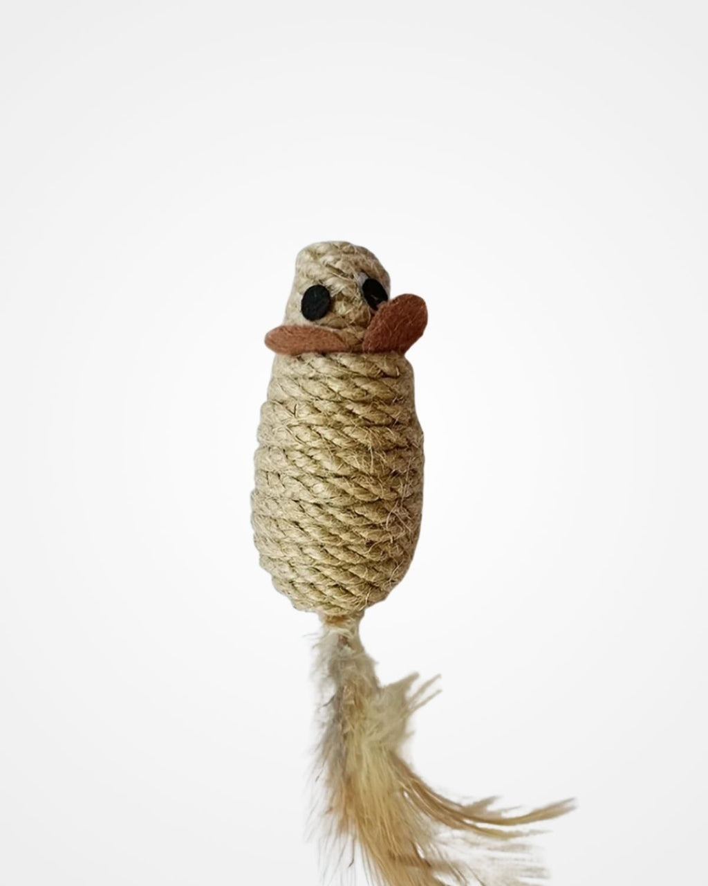 Sisal Mouse Cat Toy – Interactive Plush Chew & Hunting Toy for Cats (1 or 4 Pack)