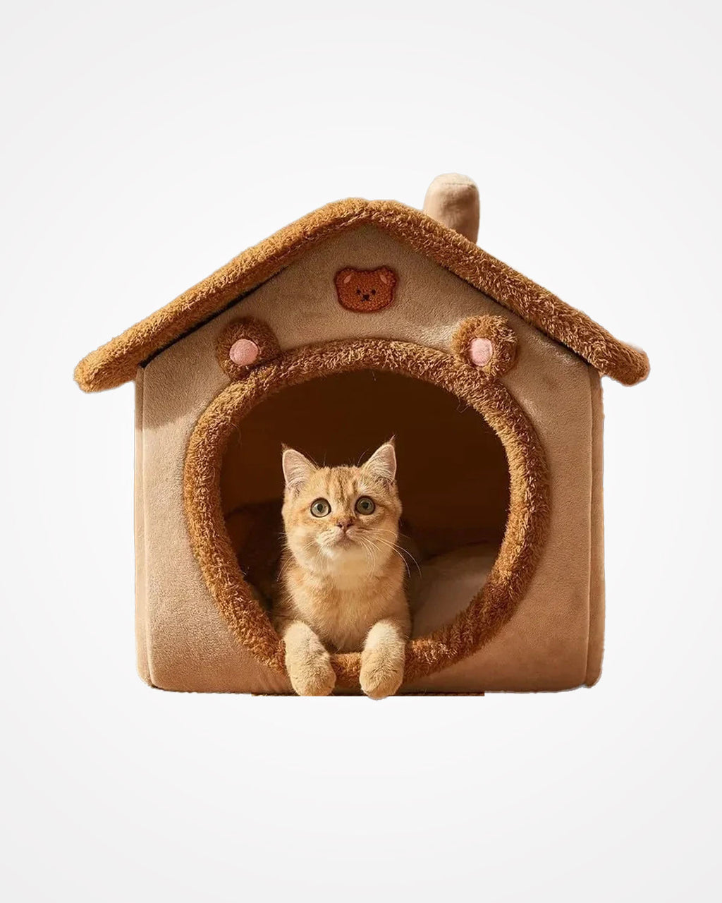 Winter Foldable Pet House Removable Washable Bed Puppy Cave Sofa
