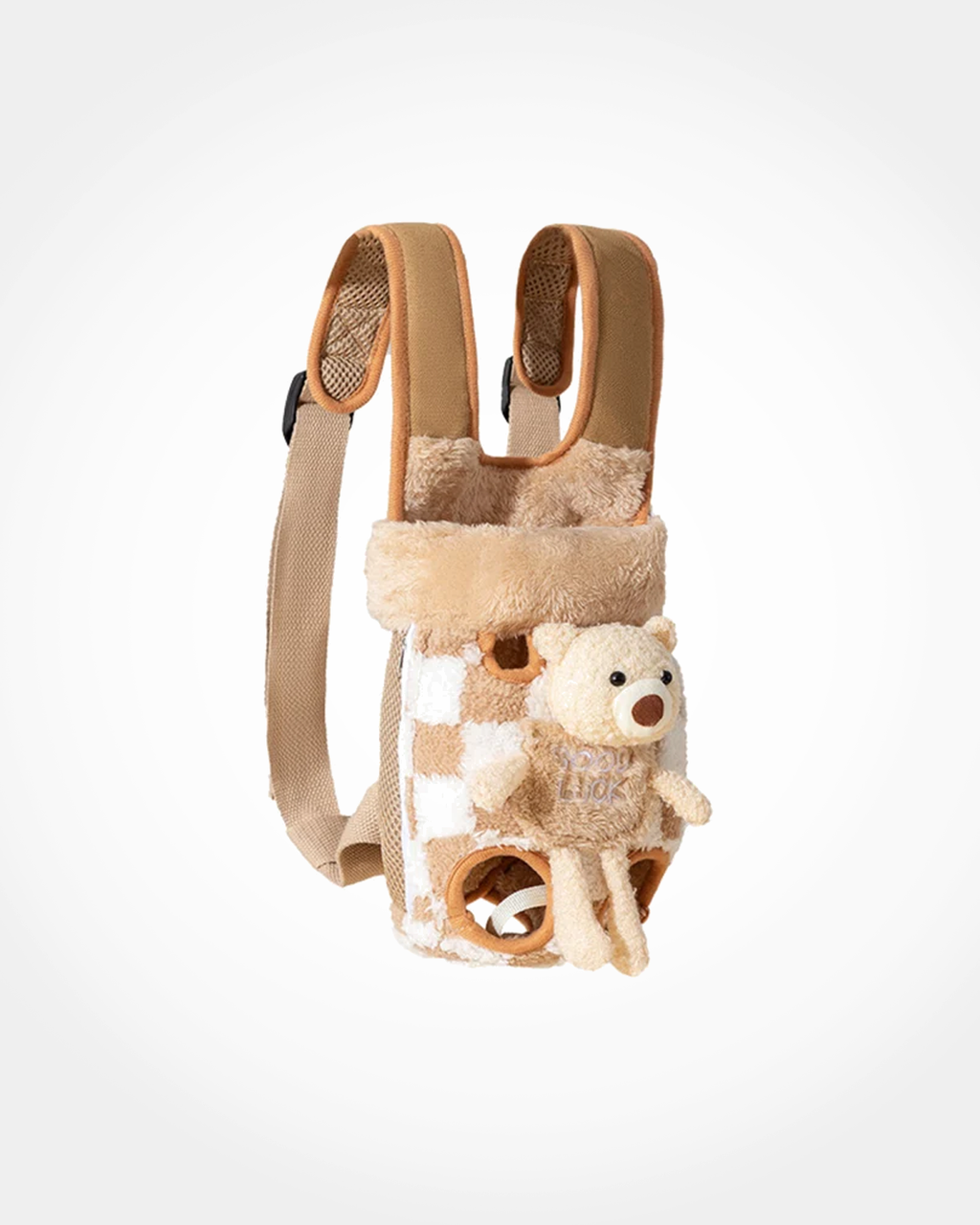 Plush Front-Facing Pet Carrier Backpack