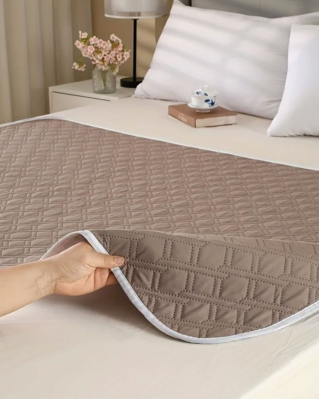 Washable Waterproof Mattress Pad | Reusable Absorbent Bed Protector for Adults, Elderly & Pets