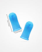 Dog & Cat Finger Toothbrush with Storage Case | Soft Silicone Pet Dental Brush
