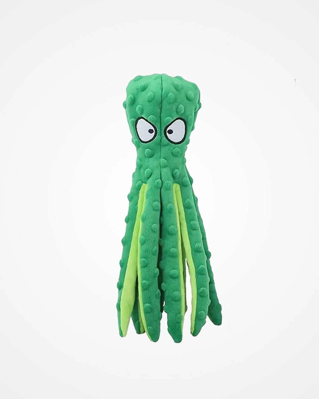 No Stuffing Octopus Squeaky Dog Toy | Soft Plush Teething & Interactive Chew Toy for Puppies