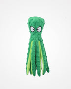 No Stuffing Octopus Squeaky Dog Toy | Soft Plush Teething & Interactive Chew Toy for Puppies