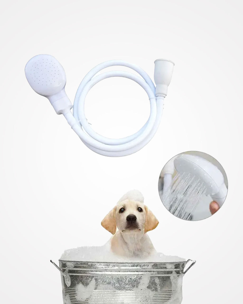 Pet Bath Shower Sprayer Attachment | Multifunctional Dog & Cat Grooming Tool for Easy Bathing & Cleaning