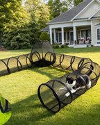 Portable Outdoor Cat Enclosure and Tunnel
